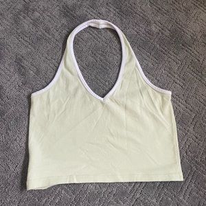 Brandy Melville light green halter tank